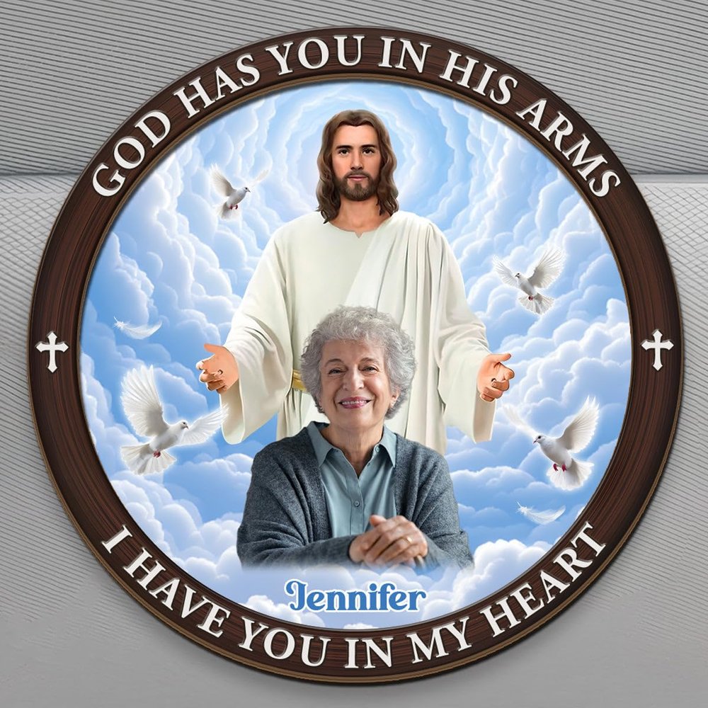 Personalized Memorial Car Visor Clip with Photo I'm Always with You Cardinal Visor Keepsake for Loss of Loved One, Custom Sympathy Gift for Mom, Dad, or Grandparent
