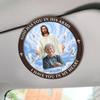 Personalized Memorial Car Visor Clip with Photo I'm Always with You Cardinal Visor Keepsake for Loss of Loved One, Custom Sympathy Gift for Mom, Dad, or Grandparent view 4