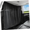 PRETYZOOM Car Privacy Sunshade Curtain Detachable Front and Rear Partition Shade for SUV Truck Vehicle Breathable Pongee Easy Installation for Naps view 3