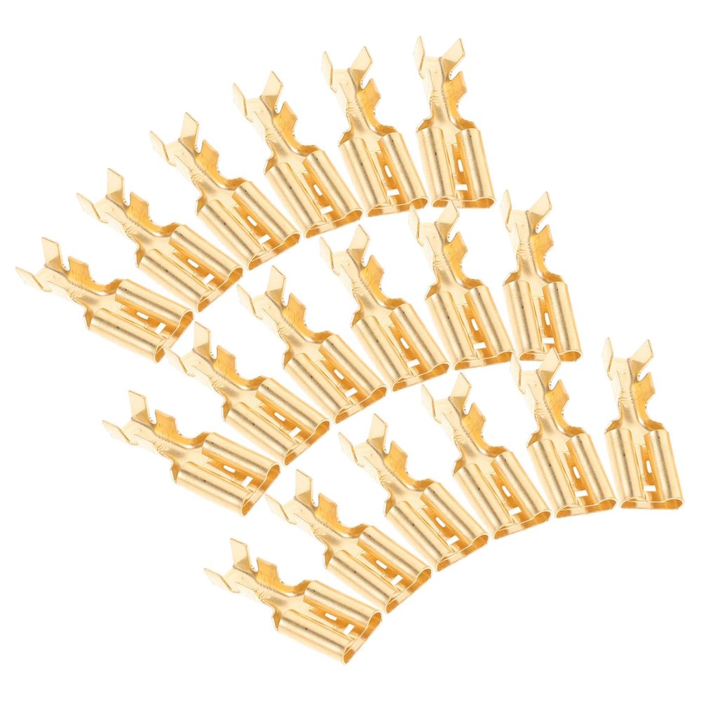 Cabilock 50Pcs Automotive Connector Kit Versatile Terminal Connectors for Easy Installation Material for Reliable Circuit Connection Suitable for DIY Automotive Wiring Needs