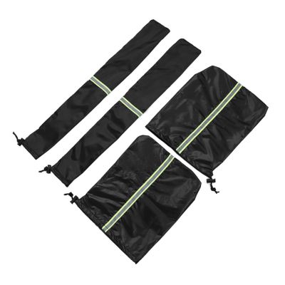 PRETYZOOM 4pcs Waterproof Car Windshield Cover Set Snow and Ice Protection for Cars Trucks and SUVs Winter Outdoor Use Includes Side Mirror Covers Frost and UV Resistant