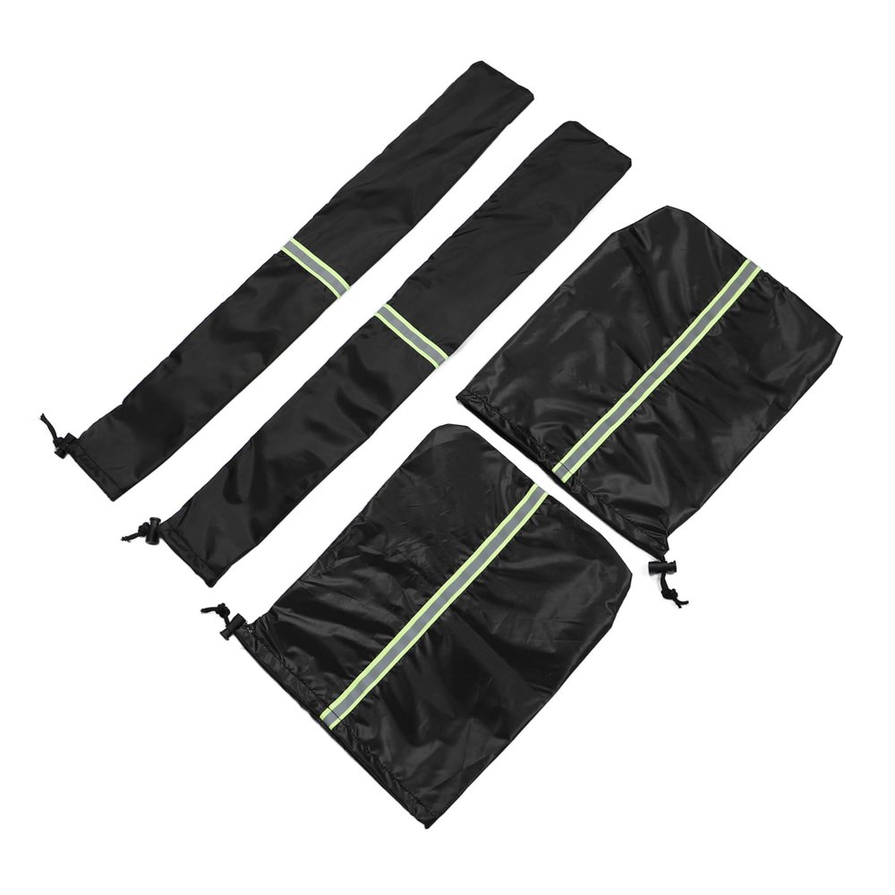 PRETYZOOM 4pcs Waterproof Car Windshield Cover Set Snow and Ice Protection for Cars Trucks and SUVs Winter Outdoor Use Includes Side Mirror Covers Frost and UV Resistant