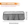 GAOLAOSY Car Trunk Organizer, Large Capacity Backseat Hanging Storage Bag with 4 Pockets, Waterproof Foldable Car Interior Organizing Accessories, Universal for SUV, Truck, Van, MPV (Grey) view 2