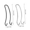 Cabilock 2Pcs Car Seat Hooks for Backseat Storage Purse and Bag Hangers Innovative Vehicle Interior Organizers for Tidy Car Multi Use Design with Sleek Appearance view 2