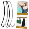 Cabilock 2Pcs Car Seat Hooks for Backseat Storage Purse and Bag Hangers Innovative Vehicle Interior Organizers for Tidy Car Multi Use Design with Sleek Appearance view 3