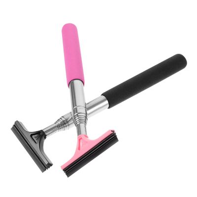 ABOOFAN 2Pcs Retractable Car Mirror Squeegee Portable Windshield Cleaner with Lightweight Design for Quick Water Removal Easy Use for Side Mirror Cleaning