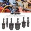 Gonetre Tube Expander Set Bearing Steel Hex Handle Air Conditioner Copper Pipe Swaging Tool 6Pcs Professional HVAC Installation Kit for AC Repair and Maintenance view 2