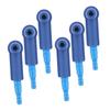 PRETYZOOM Brake Fluid Exchange Connector Kit 6pcs Brake Oil Change Tool for Cars and Trucks Air Fluid Bleeder Hose Adapters view 1