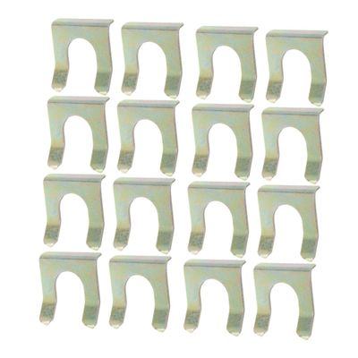 Holibanna 20Pcs U Shaped Brake Line Fixing Clamp Durable Hose Clips for Secure Positioning of Vehicle Brake Lines Easy Installation for Trucks and Cars