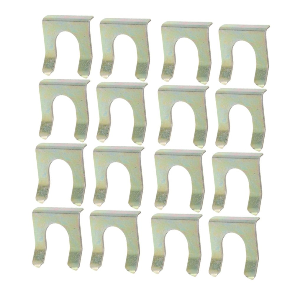 Holibanna 20Pcs U Shaped Brake Line Fixing Clamp Durable Hose Clips for Secure Positioning of Vehicle Brake Lines Easy Installation for Trucks and Cars