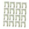 Holibanna 20Pcs U Shaped Brake Line Fixing Clamp Durable Hose Clips for Secure Positioning of Vehicle Brake Lines Easy Installation for Trucks and Cars view 1