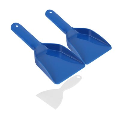 Cabilock 3Pcs Ice Scraper for Car Windshield Multifunctional Snow Brush Freezer Defroster Durable Material Versatile Ice Scraper for Snow Removal Deep Freezer Cleaning