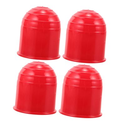 SEWOART 4Pcs Durable Trailer Hitch Ball Cover Protectors Weatherproof Towing Ball Caps for Rv Trailer Accessories Enhanced Protection from Elements Sturdy Construction