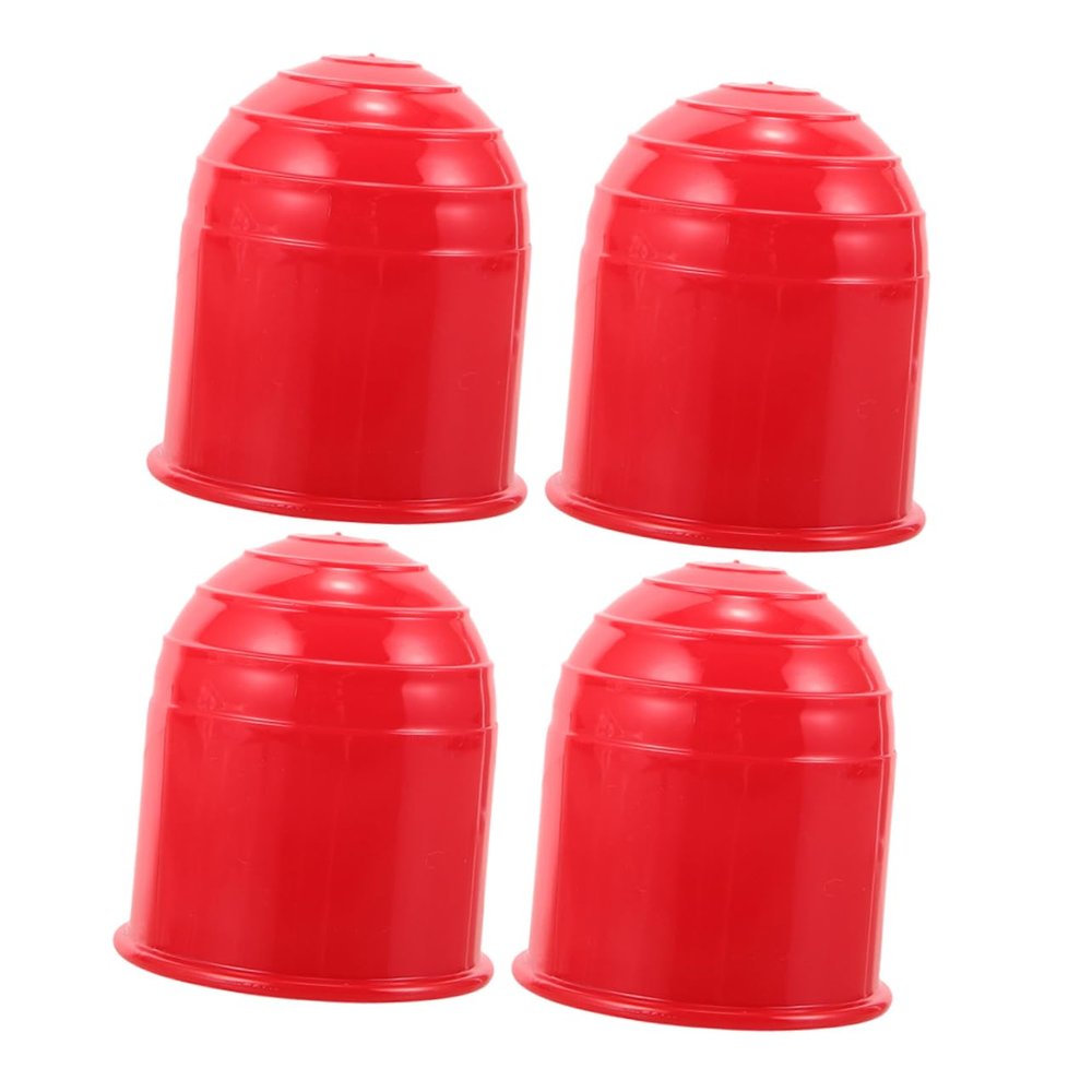 SEWOART 4Pcs Durable Trailer Hitch Ball Cover Protectors Weatherproof Towing Ball Caps for Rv Trailer Accessories Enhanced Protection from Elements Sturdy Construction