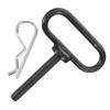 POPETPOP 1/2 Hitch Pin for Lawn Mower Trailer Sturdy Trailer Hitch Pin Connector Locking Clip Suitable for Farm Equipment and Lawn Tractors view 1