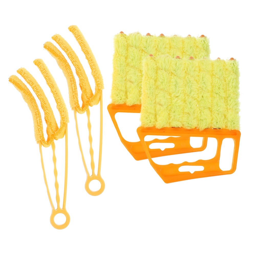 OUNONA 4Pcs Window Blind Cleaner Air Conditioner Duster Portable Shutter Brush for Daily Use Cleaning Tool for Blinds Ac Units Reusable Practical Maintenance