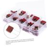 LALAFINA 1Set Assorted Slow Blow Fuses Volt Delay Fuse Kit Plastic Square Fuses for Overheating Protection Appliances and Instruments view 4