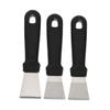 HAKIDZEL 3pcs Stainless Steel Fridge Ice Scrapers Set Kitchen Deicing Tools for Refrigerator Sturdy Ice Shovels Ergonomic Handle for Home Use view 1