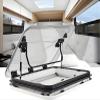 RV Roof Maintenance Kits,RV Caravan Car Roof Window Skylight w/ LED, RV Skylights Roof Window Vent,Hatch Motorhome Camper Roof Vent with Nets & Sunshade,80x50cm view 1