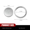 Shakas Start Button Cover, Engine One-button Start-stop Decorative Parts with Ring, Self-adhesive Anti-rust Protection Ignition Button Protective Cover, for Most Cars Interior Accessories (Silver) view 2