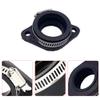 Riloer Carburetor Intake Manifold Adapter, Compatible with Mikuni VM24 OKO KOSO KEIHIN PWK 21/24/26/28/30mm(0.83/0.95/1.02/1.1/1.18 in) PE28/30 Carburetor, Black, 1 pc view 4