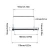 Adyoney 10Pcs 10mmx100mm Trailer Coupler Pins, 2/5" x 4" Square Wire Lock Shaft Locking Pins, Heavy-Duty Towing Hitch Pin, PTO Trailer Hitch Locking Pin for Farm, Lawn, Garden view 2