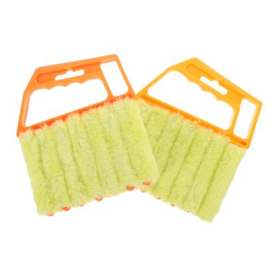 CHILDWEET 2Pcs Window Shutter Cleaning Brush Lightweight and Portable Blinds Duster Tool for Home Office Easy to Clean Hard to Reach Areas Removable Brush Head for Multi Use