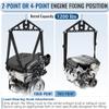 ZNZMAIO Engine Lifting Sling Kit, 2 or 4 Point Hoist, 1200 lb Capacity view 3