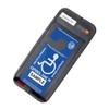 GAOLAOSY Handicap Placard Holder for Car, Universal Disabled Parking Permit Sign Holders, Handicap Placard Protector with Pen Holder & Note Paper Slot for Car Interior Sun Visor Storage (Gray) view 1
