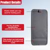 GAOLAOSY Handicap Placard Holder for Car, Universal Disabled Parking Permit Sign Holders, Handicap Placard Protector with Pen Holder & Note Paper Slot for Car Interior Sun Visor Storage (Gray) view 3