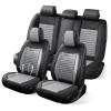 Car Seat Covers Full Set Fit for Nissan Altima 2000-2026, Black&Gray view 2