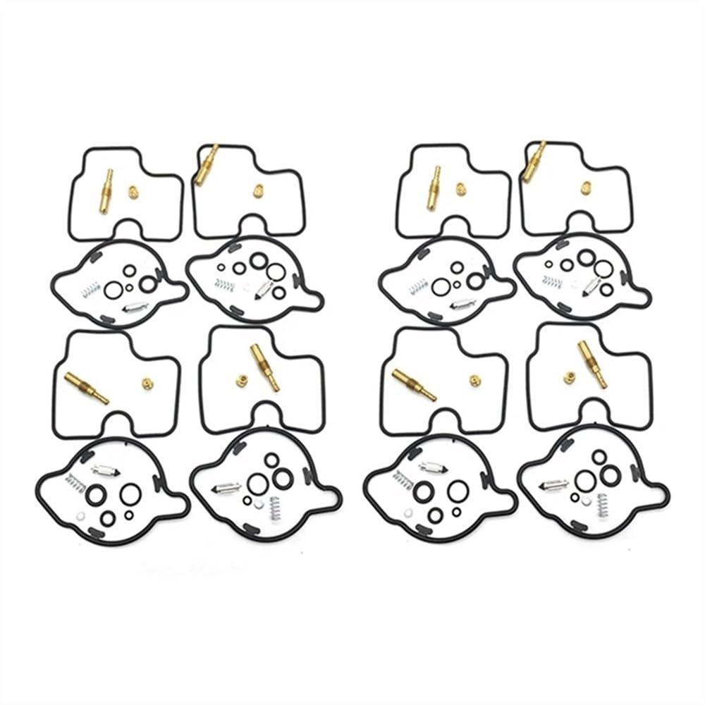 JOEBO Carburetor Gasket 8Set Motorcycle Carburetor Gasket Parts Repair Kit for CBR900RR S33BJ 1996-1999 900 Carburetor Kit