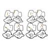 JOEBO Carburetor Gasket 8Set Motorcycle Carburetor Gasket Parts Repair Kit for CBR900RR S33BJ 1996-1999 900 Carburetor Kit view 1