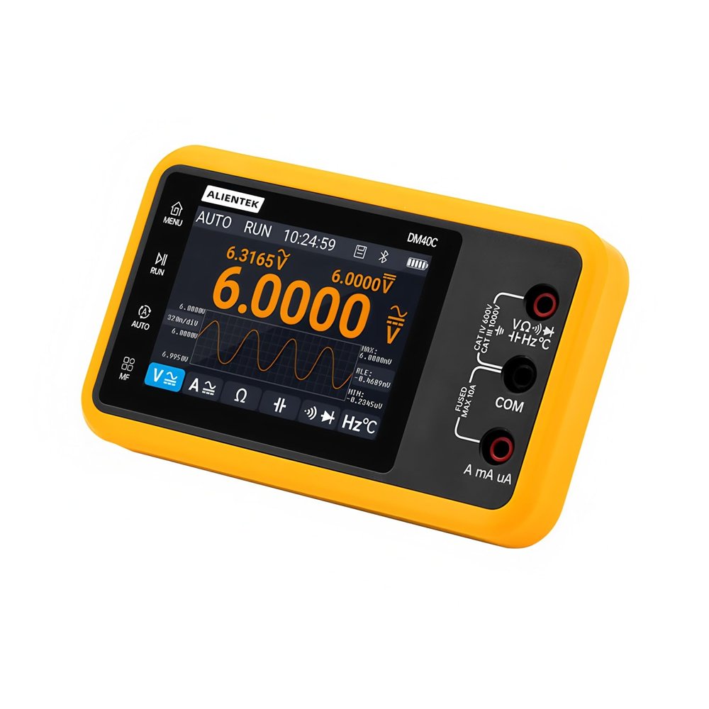 FeelTech Dm40 3 in 1 Multimeter Oscilloscope Signal Generator 50m Sample Rate Ac/dc Voltage Diode Handheld Digital Automotive Tools(DM40B KitIII)