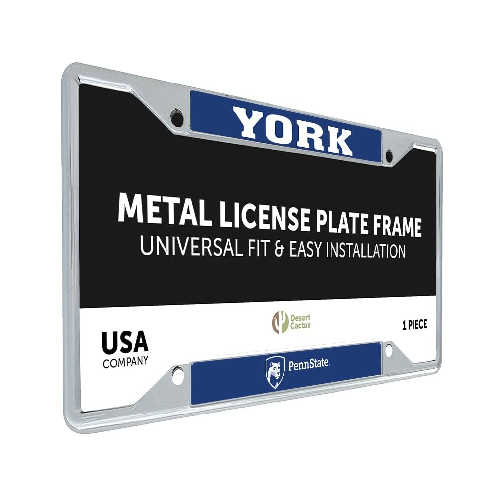 Desert Cactus Penn State Nittany Lions License Plate Frame (York)