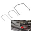 Cnfang4 3 Pcs Radiator Hose Retaining Spring Clips Clamps & Sleeving Hoses Metal For BMW 325i/328i/540i/740i/740iL/745Li view 2