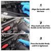 Cnfang4 3 Pcs Radiator Hose Retaining Spring Clips Clamps & Sleeving Hoses Metal For BMW 325i/328i/540i/740i/740iL/745Li view 4