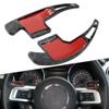 Bacar 1 Pair Paddle Shifter Extension Accessory ABS Forged Pattern for Ford Mustang with Automatic Transmission (GT, EcoBoost, V6V6 & Shelby) 2015-2023 view 2