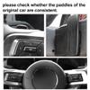 Bacar 1 Pair Paddle Shifter Extension Accessory ABS Forged Pattern for Ford Mustang with Automatic Transmission (GT, EcoBoost, V6V6 & Shelby) 2015-2023 view 3