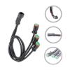 Leads Deutsch Outputs DT, Y Shape 2 Pin DTM Female for Fog Work Light Retrofit Work Chandelier Light Retrofit Connectors Wiring Harness (3 in 1, 1) view 2