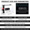5000W Pure Sine Wave Power Inverter-DC 12V/24V/48V/60V/72V to 110V/220V AC Converter,Inversor Solar Hibrido with LCD Display,Fast Car Charger Adapters,Car Plugs Adapters Outlet for Laptop,220V-72V view 2