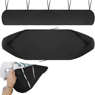 dDanke Waterproof Awning Storage Cover 420D Oxford Cloth Protective Rain and Snow Cover for Retractable Awnings (Black,8.20ft)