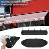 dDanke Waterproof Awning Storage Cover 420D Oxford Cloth Protective Rain and Snow Cover for Retractable Awnings (Black,8.20ft) view 3