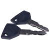 FridayParts Replacement 2PCS Ignition Key 198360-52160 LVA803606 Compatible for Yanmar EX450 EX2900 for John Deere Tractor 2210 2305 2320 2520 4010 4100 4110 view 2