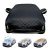 Car Cover Hail Protector for Infiniti EX35, 2008-2013, Outdoor Waterproof 5-Layer Padded Anti-Hail Half Car Covers, Thickened Hail Blanket Scratchproof Sun-Resistant view 1