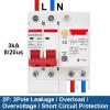 POMGSGAF Residual Current Circuit Breaker Main Switch with Surge Protector Leakage Protector(32A) view 3