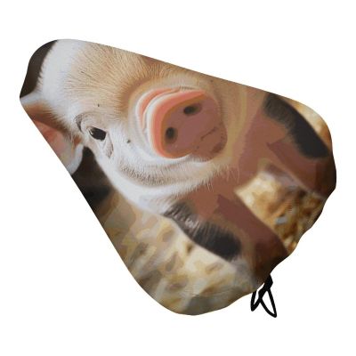 Smiling Bike Seat Rain Cover Waterproof Dustproof Bikes Saddle Cushion Soft Bicycle Seat Pad Covers with Drawstring for Men Women