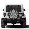 Foruidea Bohemian Indian Mandala 01 Spare Tire Cover Dust-Proof Wheel Tire Cover Fit Trailer, RV, SUV and Many Vehicle 15 Inch view 2