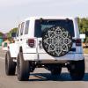 Foruidea Bohemian Indian Mandala 01 Spare Tire Cover Dust-Proof Wheel Tire Cover Fit Trailer, RV, SUV and Many Vehicle 15 Inch view 3