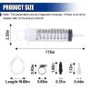 GAOLAOSY Brake Bleed Kit, Hydraulic Disc Clutch Bleeder Tool Oil Fluid Extractor with 100ML Syringe & 50cm Hose, Universal Automotive Braking System Repair Maintenance Reverse Bleeder Tool view 2
